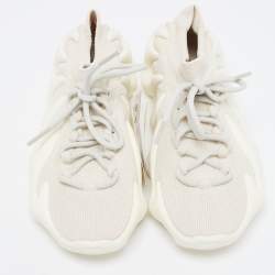 Pre Owned Yeezy x Adidas Grey Knit Fabric Yeezy-450-Cloud-Grey Sneakers Size 38 2/3