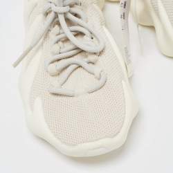 Pre Owned Yeezy x Adidas Grey Knit Fabric Yeezy-450-Cloud-Grey Sneakers Size 38 2/3