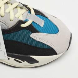 Pre Owned Yeezy x Adidas Tricolor Suede and Mesh Boost 700 Sneakers Size 40 2/3