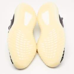 Pre Owned Yeezy x Adidas Black/Grey Knit Fabric Boost 350 V2 Carbon Sneakers Size 40 2/3