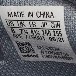 Pre Owned Yeezy x Adidas Multicolor Suede and Mesh Boost 700 Sneakers Size 41.5