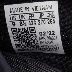 Yeezy x Adidas Black Knit Fabric Boost 350 V2 Onyx Sneakers Size 42 2/3