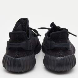 Yeezy x Adidas Black Knit Fabric Boost 350 V2 Onyx Sneakers Size 42 2/3