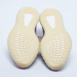 Yeezy x Adidas Multicolor Knit Fabric Boost 350 V2 Ash Pearl Sneakers Size 44 2/3