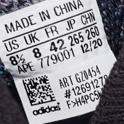 Pre Owned Yeezy x Adidas Multicolor Knit Fabric Boost 380 Covellite Sneakers Size 42