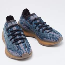 Pre Owned Yeezy x Adidas Multicolor Knit Fabric Boost 380 Covellite Sneakers Size 42
