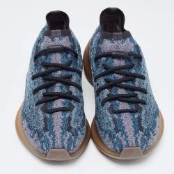 Pre Owned Yeezy x Adidas Multicolor Knit Fabric Boost 380 Covellite Sneakers Size 42