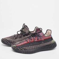 Pre Owned Yeezy x Adidas Multicolor Knit Fabric Boost-350-v2 Yecheil Sneakers Size 44.5