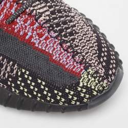 Pre Owned Yeezy x Adidas Multicolor Knit Fabric Boost-350-v2 Yecheil Sneakers Size 44.5