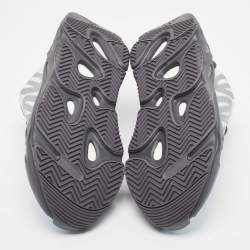 Pre Owned Yeezy x Adidas White/Black Nylon Boot 700 Mnvn Blue Sneakers Size 45 1/3