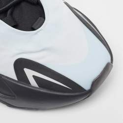 Pre Owned Yeezy x Adidas White/Black Nylon Boot 700 Mnvn Blue Sneakers Size 45 1/3