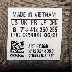 Pre Owned Yeezy x Adidas Two Tone Mesh and Suede Yeezy 500 Clay Brown Sneakers Size 41 1/3