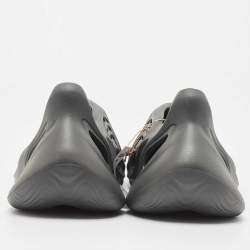 Yeezy x Adidas Dark Grey Rubber Foam-Onyx Flats Size 44 1/3