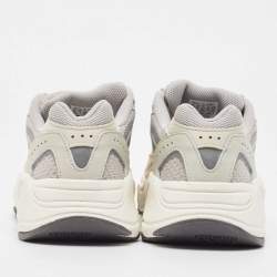 Pre Owned Yeezy x Adidas Multicolor Fabric and Leather Boost 700 V2 Cream Sneakers Size 40 2/3