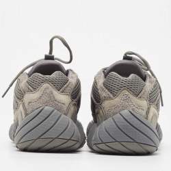 Pre Owned Yeezy x Adidas Grey Suede and Leather Yeezy-500 Utility- Grey Sneakers Size 43 1/3