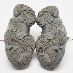 Pre Owned Yeezy x Adidas Grey Suede and Leather Yeezy-500 Utility- Grey Sneakers Size 43 1/3