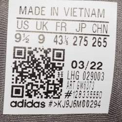 Pre Owned Yeezy x Adidas Grey Suede and Leather Yeezy-500 Utility- Grey Sneakers Size 43 1/3