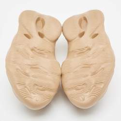 Pre Owned Yeezy x Adidas Brown Rubber Foam Runner Ochre Sneakers Size 42