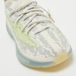 Pre Owned Adidas x Yeezy Blue/White Knit Fabric Boost 380 Alien Sneakers Size 47 1/3