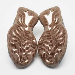 Pre Owned Yeezy x Adidas Blue Knit Fabric Boost 380 Covellite Sneakers Size 47 1/3