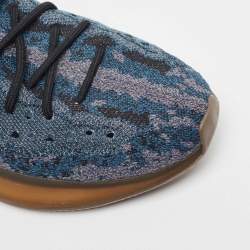 Pre Owned Yeezy x Adidas Blue Knit Fabric Boost 380 Covellite Sneakers Size 47 1/3