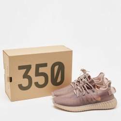 Pre Owned Yeezy x Adidas Light Purple Mesh 350 V2 Mono Mist Sneakers Size 47 1/3
