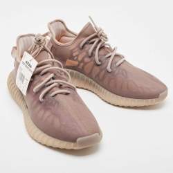 Pre Owned Yeezy x Adidas Light Purple Mesh 350 V2 Mono Mist Sneakers Size 47 1/3