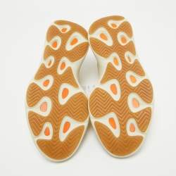 Pre Owned Yeezy x Adidas Tricolor Mesh and Rubber 700 V3 Mono Safflower Sneakers Size 47 1/3