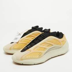 Pre Owned Yeezy x Adidas Tricolor Mesh and Rubber 700 V3 Mono Safflower Sneakers Size 47 1/3