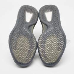 Pre Owned Yeezy x Adidas Black Mesh and Neoprene QNTM Onyx Sneakers Size 47 1/3