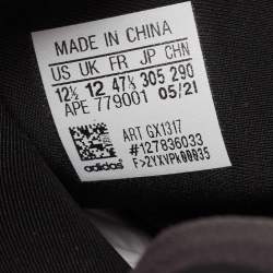 Pre Owned Yeezy x Adidas Black Mesh and Neoprene QNTM Onyx Sneakers Size 47 1/3