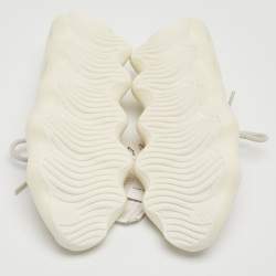Pre Owned Yeezy x adidas Off White Knit Fabric 450 Cloud White Sneakers Size 40 2/3