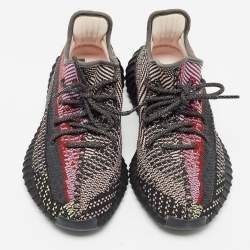 Yeezy x Adidas Multicolor Knit Fabric Boost 350 V2 Yecheil (Non-Reflective) Sneakers Size 44