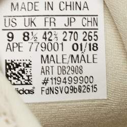 Pre Owned Yeezy x Adidas Cream Mesh and Suede 500 Blush Sneakers Size 42 2/3