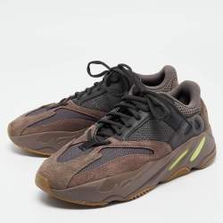Pre Owned Yeezy x Adidas Multicolor Mesh and Suede Boost 700 Mauve Sneakers Size 42 2/3