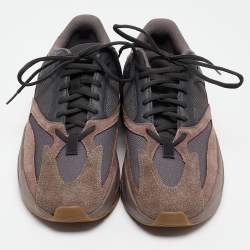 Pre Owned Yeezy x Adidas Multicolor Mesh and Suede Boost 700 Mauve Sneakers Size 42 2/3