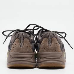 Pre Owned Yeezy x Adidas Multicolor Mesh and Suede Boost 700 Mauve Sneakers Size 42 2/3