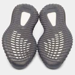 Pre Owned Yeezy x Adidas Black Mesh Boost 350 V2 Mono Cinder Sneakers Size 38