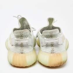 Yeezy x Adidas Light Green Knit Fabric Boost 350 V2 Hyperspace Sneakers Size 44
