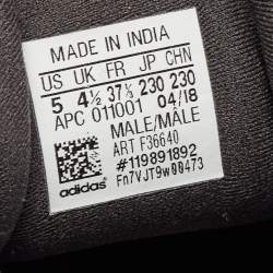 Pre Owned Yeezy x Adidas Black Suede and Mesh 500 Utility Black Sneakers Size 37 1/3