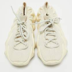 Yeezy x Adidas White Knit Fabric Yeezy 450 Cloud White Sneakers Size 40 