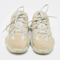 Yeezy x Adidas Mint Green Mesh and Suede Yeezy 500 Salt Sneakers Size 39 1/3