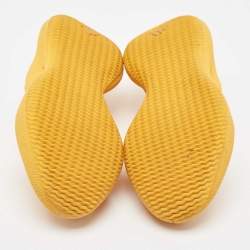 Yeezy x Adidas Yellow Knit Fabric  Low Top Sneakers Size 38.5