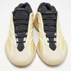 Pre Owned Yeezy x Adidas Tricolor Mesh and Rubber 700 V3 Mono Safflower Sneakers Size 45 1/3