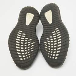 Pre Owned Yeezy x Adidas Navy Blue/Black Knit Fabric Boost 350 V2 Sneakers Size 46