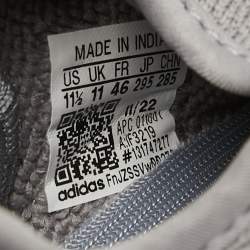 Yeezy x Adidas Grey Knit Fabric Boost 350 V2 Grey Sneakers Size 46