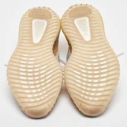 Pre Owned Yeezy x Adidas Multicolor Knit Fabric Boost 350 V2 MX Oat Sneakers Size 42 2/3