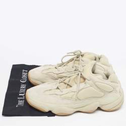 Yeezy x Adidas Green Neoprene and Suede 500 Stone Sneakers Size 46
