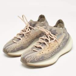 Pre Owned Yeezy x Adidas Multicolor Knit Fabric Boost 380 Mist Sneakers Size 42 2/3