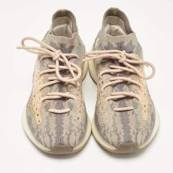 Pre Owned Yeezy x Adidas Multicolor Knit Fabric Boost 380 Mist Sneakers Size 42 2/3